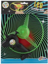 Grafix LED Flying Disc met trekkoord- Leeftijd vanaf 5 jaar