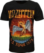 Led Zeppelin USA Tour 1975 T-Shirt - Officiële Merchandise