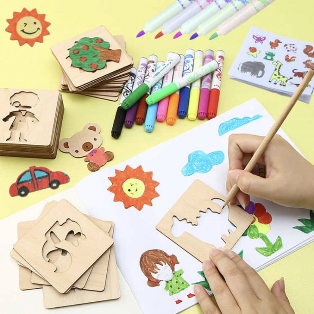 Naaipakket Kinderen - Creatief Knutselen Educatief Speelgoed,Leer Naien