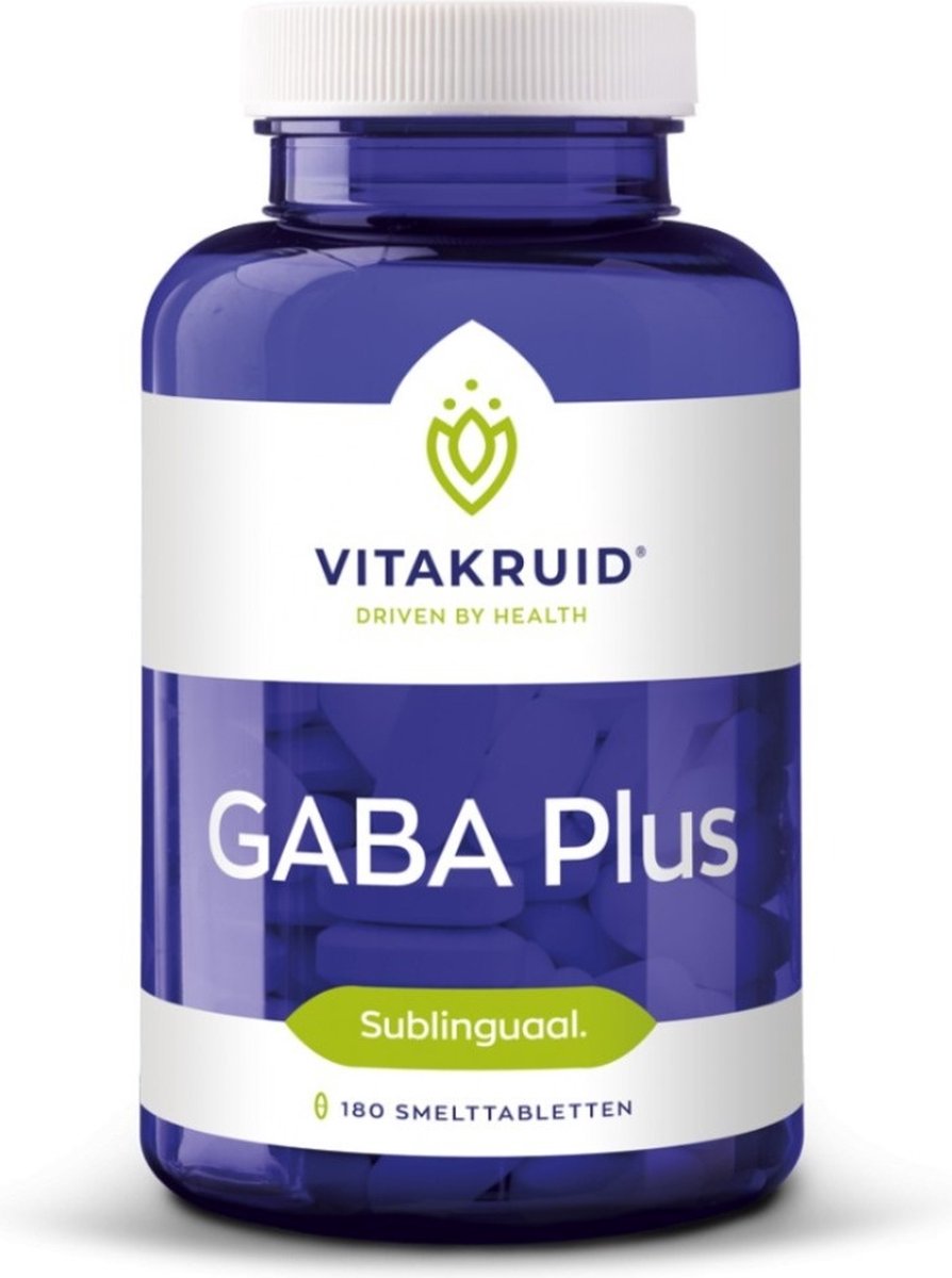 Vitakruid Gaba Plus Sublinguaal  Voedingssupplement - 90 smelttabletten - Vitakruid