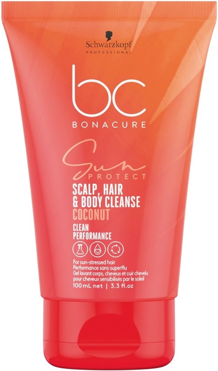 Schwarzkopf - Bonacure Sun Protect Scalp, Hair & Body Cleanse - 100ml