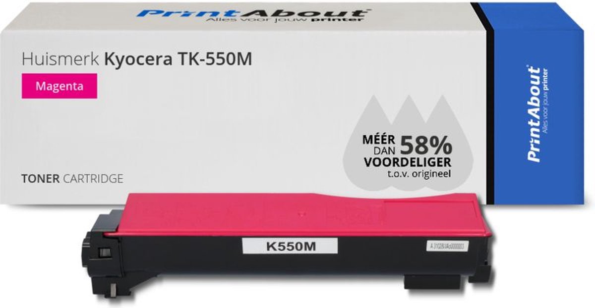 PrintAbout - Alternatief voor de Kyocera TK-550M / magenta