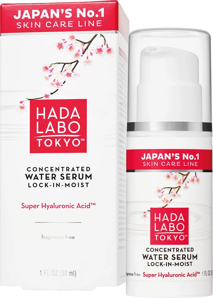 Hada Labo Tokyo™ Geconcentreerd waterserum Lock-In-Moist, 1x30ml