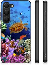 Telefoon Hoesje Geschikt voor Samsung Galaxy S23 Foto hoesje met Zwarte rand Vissen