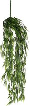 Mica decorations Bamboe kunstplant/hangplant - groen hangend - 80 x 20 cm
