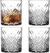 Pasabahce - Verres à Whisky - 8x - Série Timeless - transparent - 340 ml