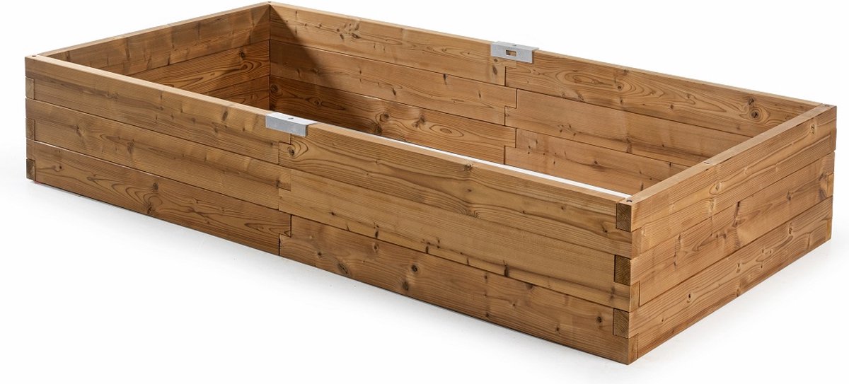 WITBOSCH - Moestuinbak - 210 x 107 x 37,5 cm - Modulair design - Thermowood