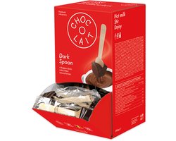 MoMe Spoon Dark - Warme chocolademelk lepels - 60 stuks