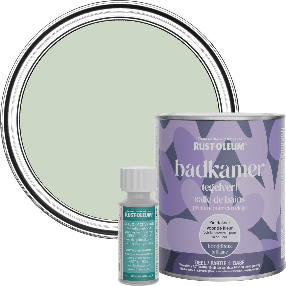 Rust-Oleum Groen Badkamer Tegelverf Hoogglans - Lauriergroen 750ml