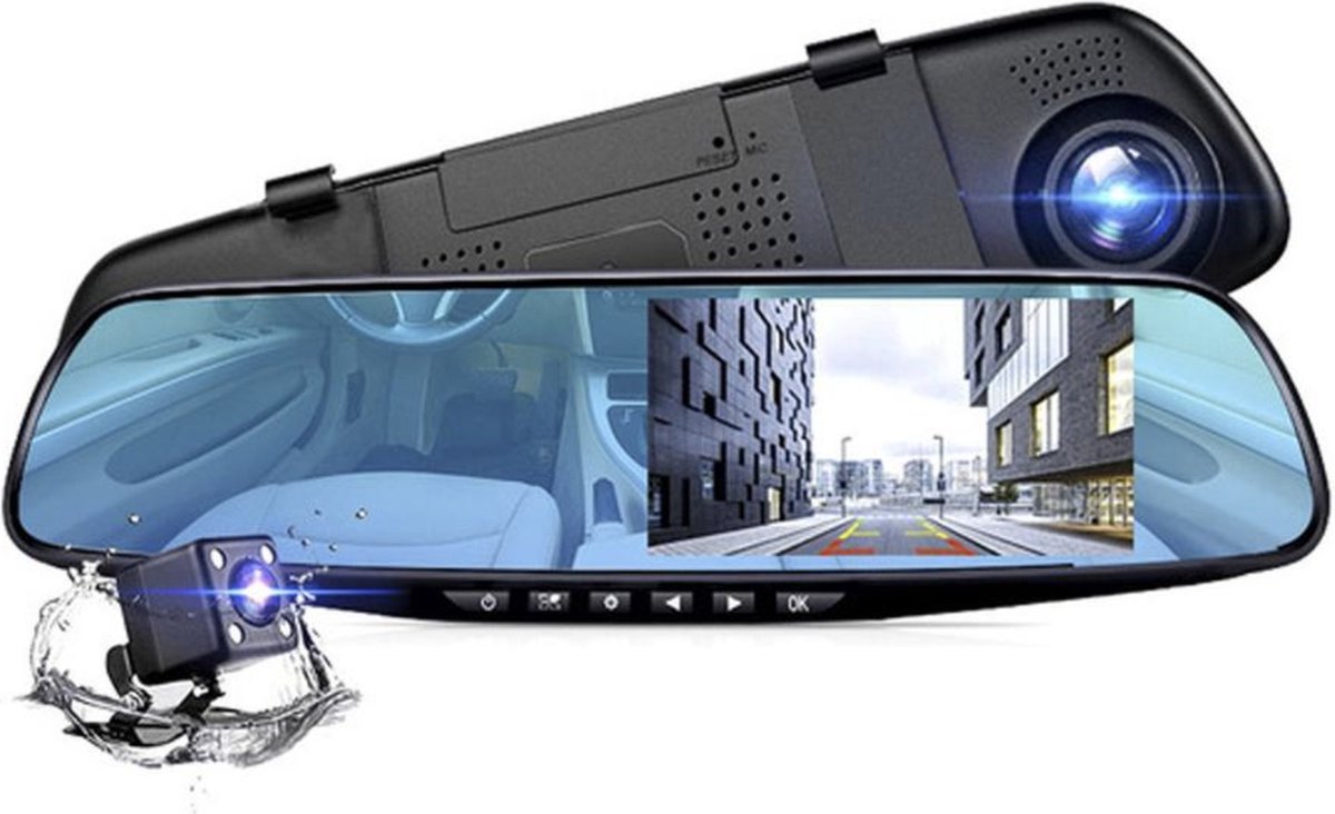 CB-Goods Dashcam voor Auto - 4K M11 Pro Dual Camera – Touchscreen – Dashboardcamera – Full HD 1080p – 170° Wijdhoeklens – Nachtvisie – Bewegingssensor – G-sensor – Autocamera Voor én Achter