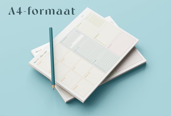 BUBU Weekplanner-Dagelijkse planner Uurschema's met takeijsttaken, onkostenregistratie en het