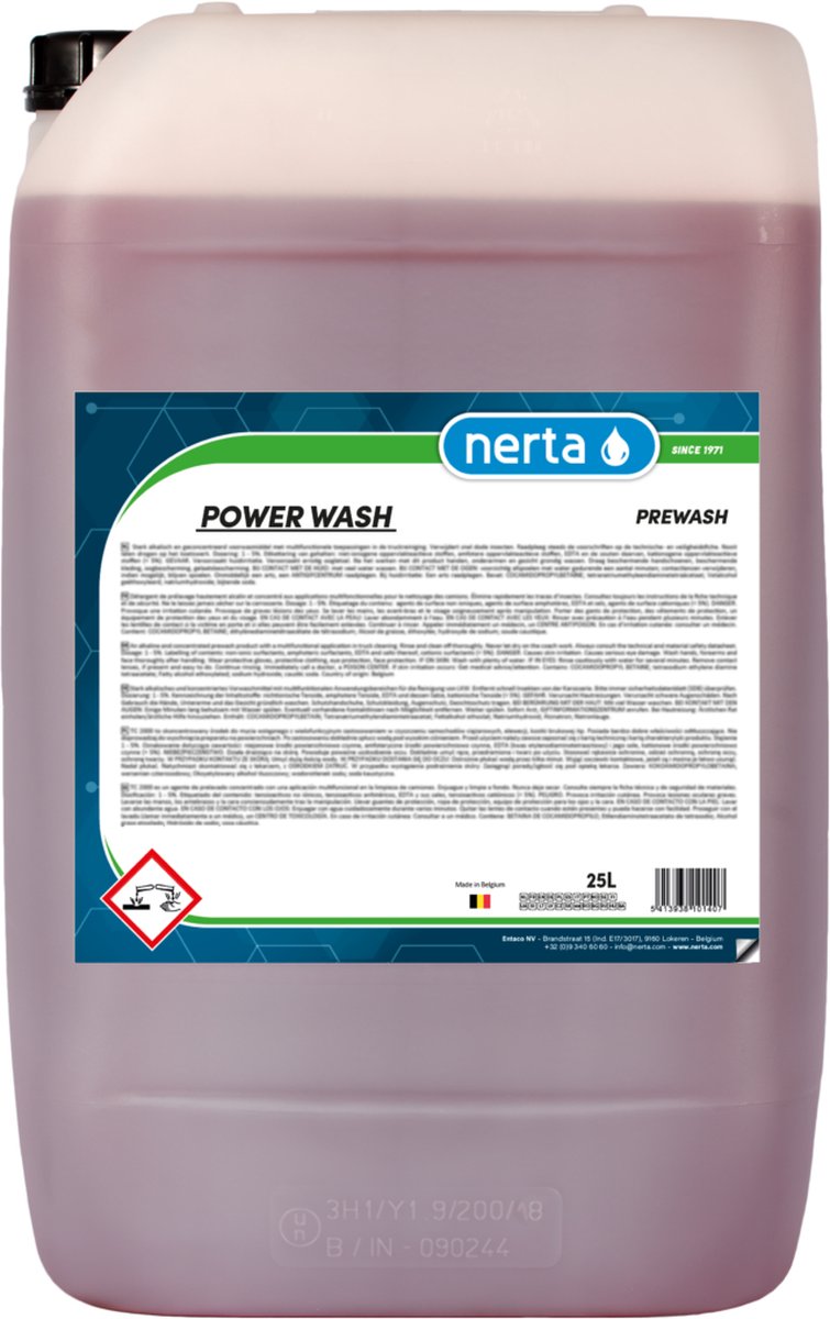Nerta Power wash - snow foam - autoshampoo - carwash - 5 liter