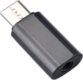 WiseGoods Premium USB C Naar AUX Connector - Hoofdtelefoon Adapter - Flash Drive 3.5mm Jack Koptelefoon - Oplader & Muziek - Zwart