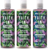 FAITH IN NATURE - Lavender & Geranium - Shampoo + Conditioner + Body Wash - 3 Pak - Voordeelverpakking