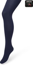 Bonnie Doon Opaque Comfort Panty 40 Denier Donker Blauw Dames maat 42/44 XL - Extra brede Comfort Boord - Tekent Niet - Kleedt Mooi af - Mat Effect - Gladde Naden - Maximaal Draagcomfort - Donkerblauw - Dark Blue - Dark Navy - BN161911.48