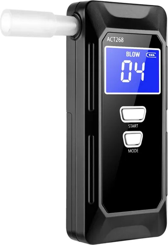 Digitale Alcoholtester - Blaastest Alcohol Meter - Ademtest om je  Alcoholpromillage... | bol