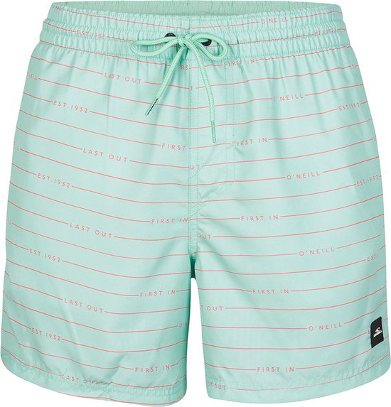 O'Neill zwemshort first 15 striped terms lichtblauw - L
