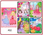 Magische Water Kleurboek voor Kinderen | Herbruikbaar Water Tekening | Kleuren met waterpen | Magische prinsessen