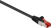 Wentronic 93215 - Câble UTP Cat 6 - RJ45 - 0,25 m - Noir