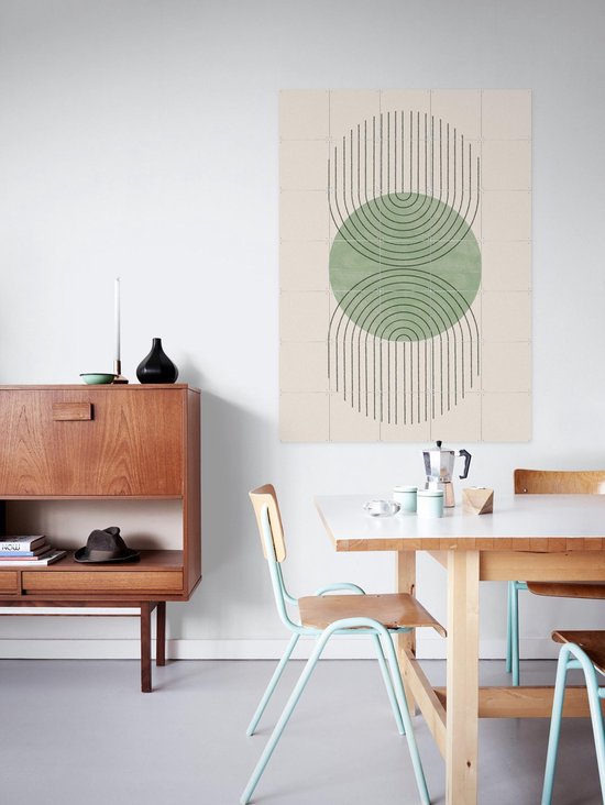IXXI Perfect Point Green - Décoration murale - Abstrait - 80 x 60 cm