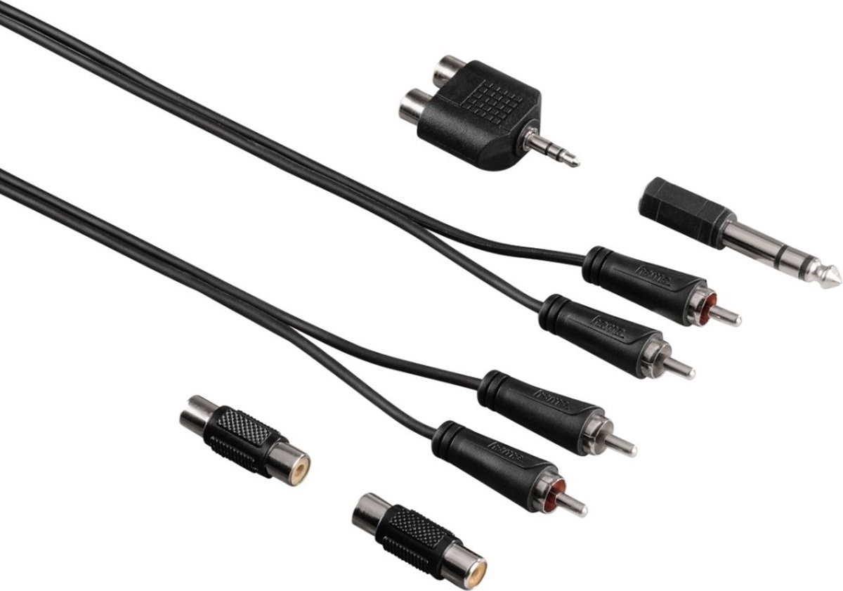 Hama audio connectie set cinch 2.5m, 1ster
