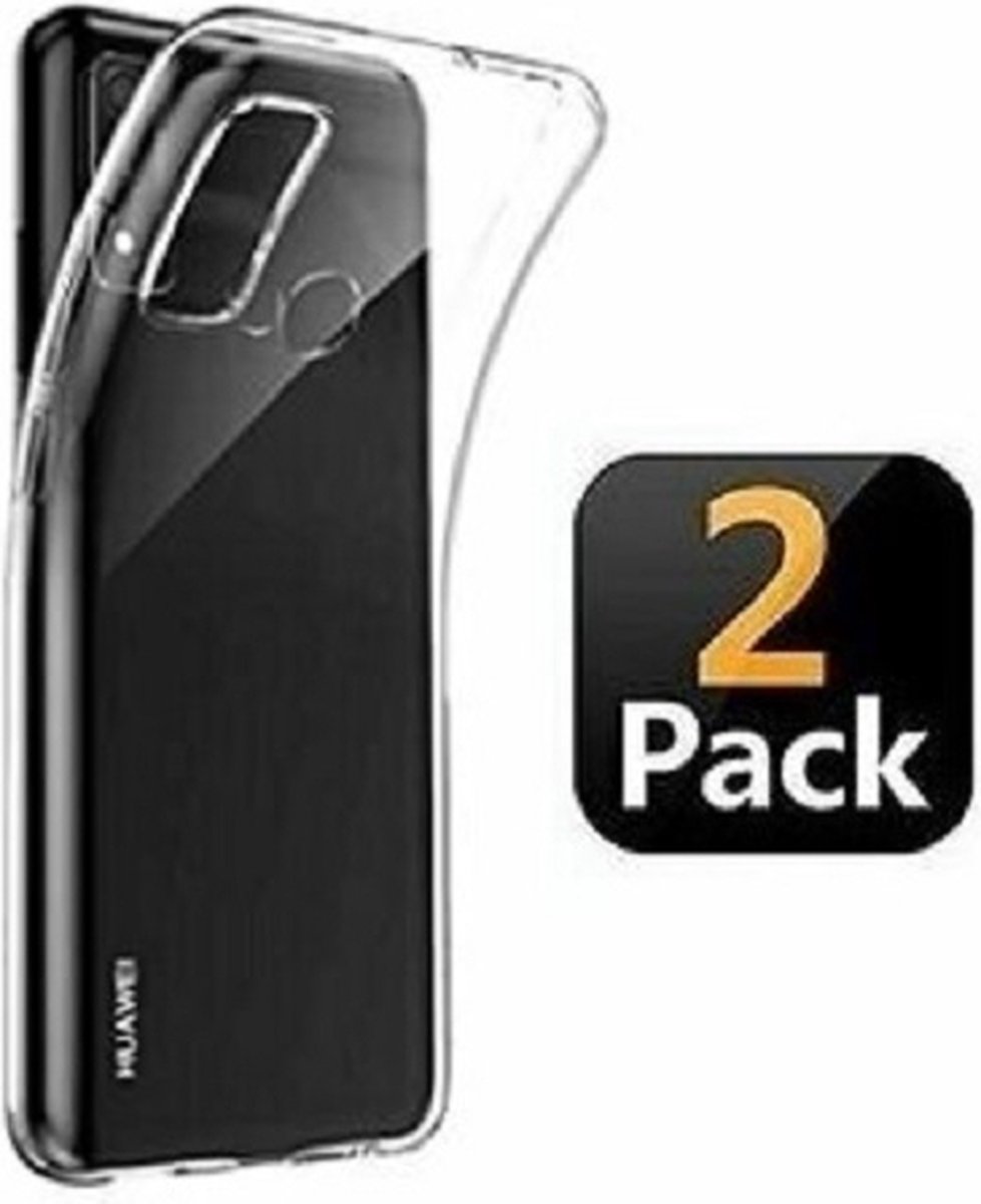 Huawei P Smart 2020 Hoesje TPU Siliconen Transparant 2x