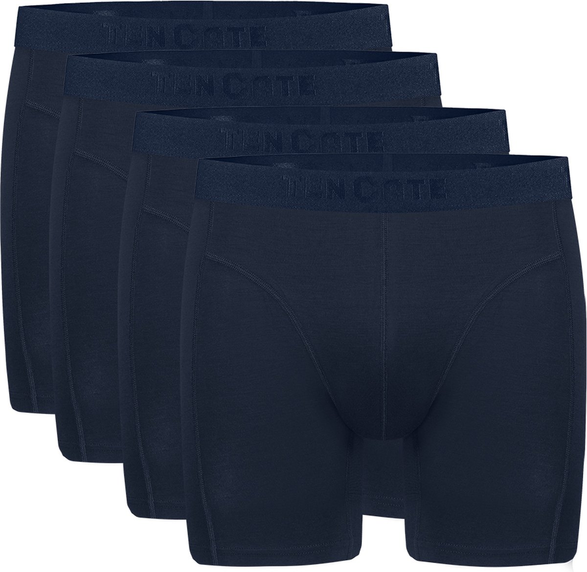 Ten Cate Basics long shorts navy 4-pack voor Heren | Maat L