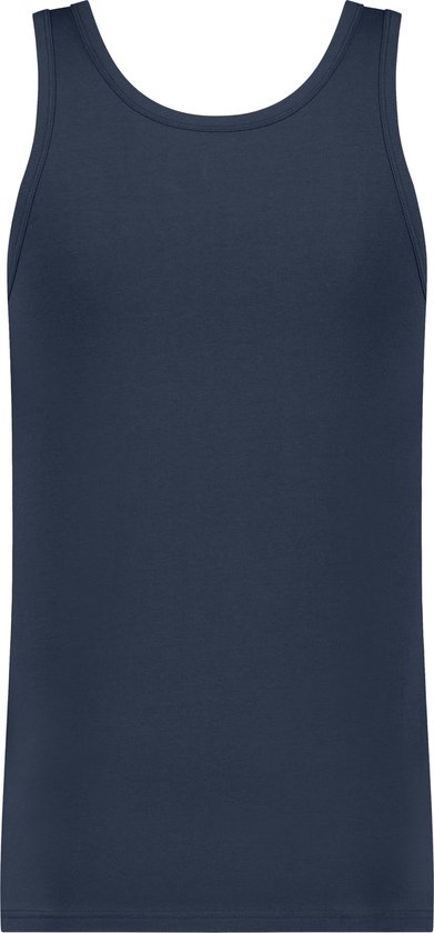Navy blauwe Ten Cate singlet met ronde hals.
