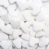 Hartvormige mini pepermuntjes per half pond - pepermunt - snoep - hart - bedankje - traktatie