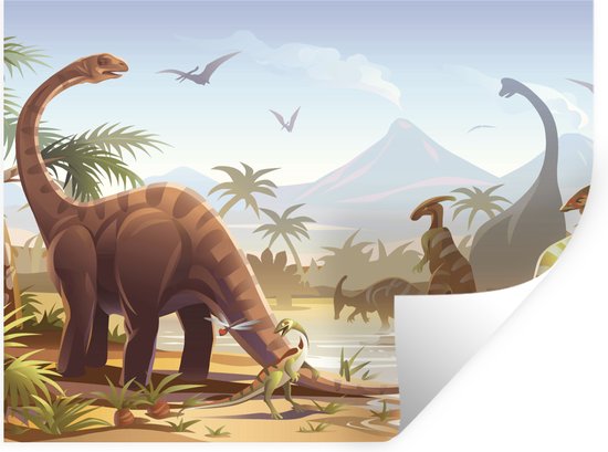 Dinosaurus Plesiosaur muursticker raamsticker
