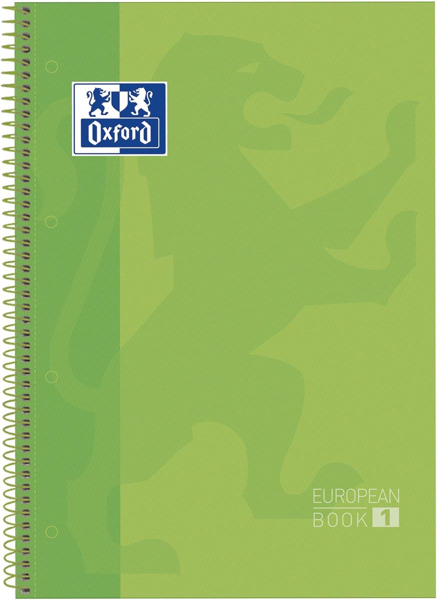 Notitieboek oxf classic europeanb a4+ lijn 80v gn | 1 stuk