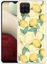 Hoesje Geschikt voor Samsung Galaxy A12 Lemons