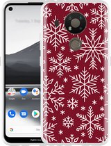 Nokia 3.4 Hoesje Sneeuw - Designed by Cazy