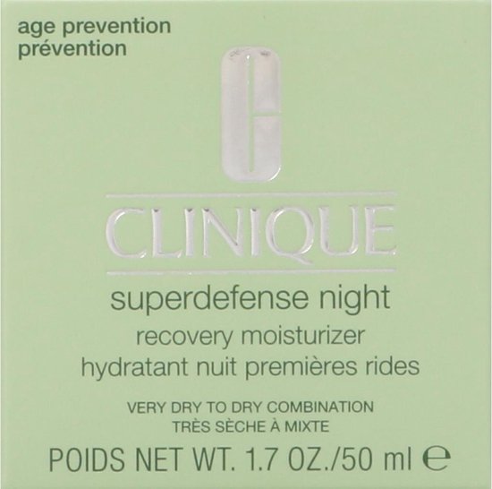 Clinique Superdefense Night Recovery Moisturizer - Nachtcrème - 50 ml - Clinique