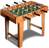 Deuba Voetbaltafel voor Kinderen - 69x62x37 cm - Incl. Ballen - Bruin
