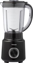 Tomado TTB1501B - Blender - 1,5 liter - 2 snelheden - 500W - Pulsestand - Deksel beveiliging - Zwart