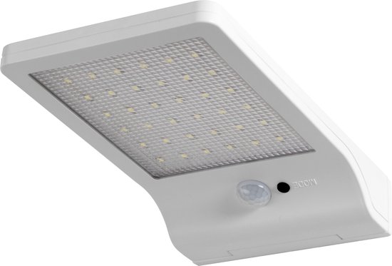 LEDVANCE Batterij-aangedreven armatuur LED: voor muur, DoorLED Solar / 3 W, 3.3 V, Koel wit, 4- K, body materiaal: acrylonitrile butadiene styrene (abs), IP44