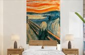 Behang - Fotobehang De schreeuw - Edvard Munch - Oude meesters - Breedte 120 cm x hoogte 240 cm