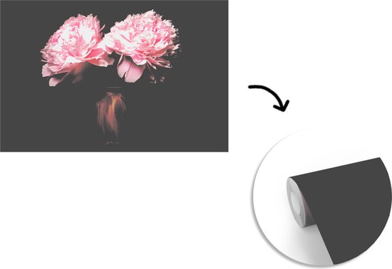 Papier Peint - Papiers Papier peint photo Vase - Fleurs - Rose - Largeur 600 cm x Hauteur 400 cm