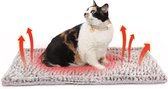 Zelfverwarmende dierendeken zonder stroom thermo deken hond kat inclusief adreslabel 70 x 47 cm