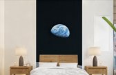 Behang - Fotobehang De aarde vanaf de maan - Breedte 120 cm x hoogte 240 cm