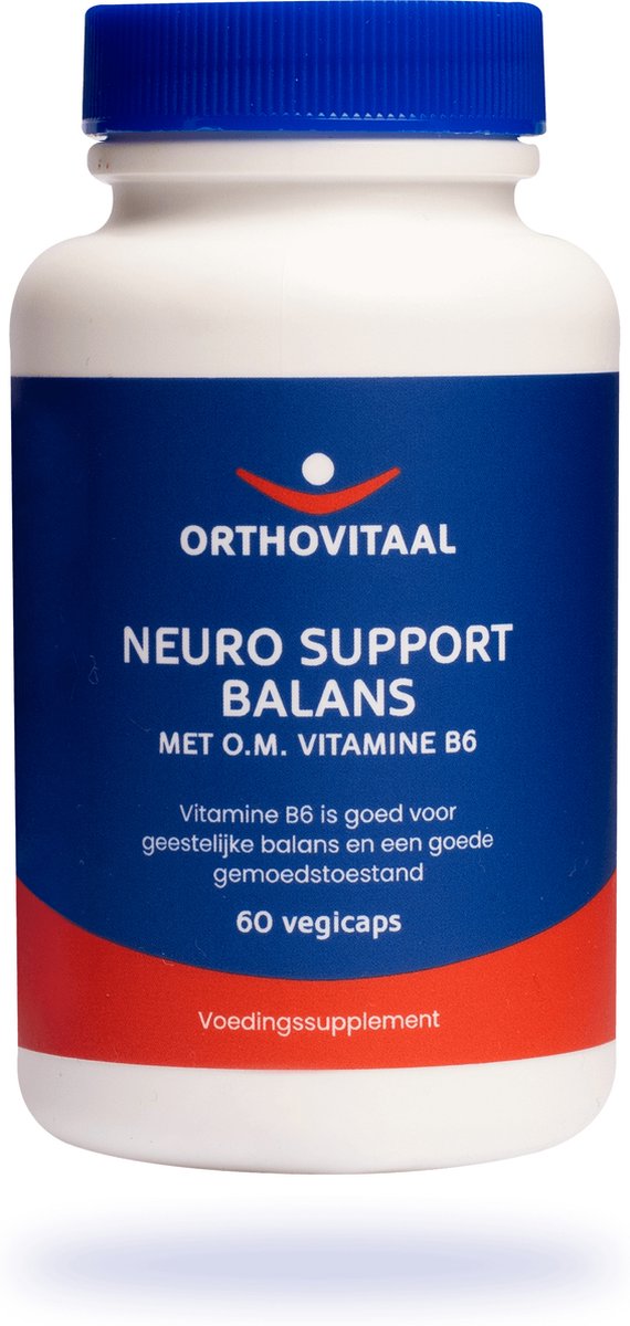 Goedkoopste Orthovitaal - Neuro Support Balans - 60 capsules - met o.m. Vitamine B6 - Nootropics - vegan - voedingssupplement