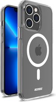 Accezz Hoesje Geschikt voor iPhone 13 Pro Max Hoesje - Accezz Clear Backcover Geschikt voor MagSafe - Transparant