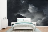 Papier Peint - Papier Peint Papier peint photo Nuages Zwart& Blanc - Largeur 320 cm x hauteur 240 cm