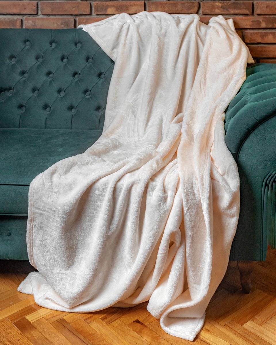 Zydante Home® - Coral Fleece Deken - Wit