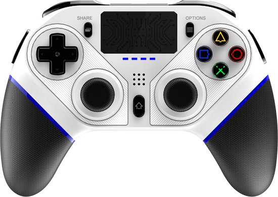 MOJO® Draadloze Controller Wireless Gamepad Geschikt voor PS4 – White