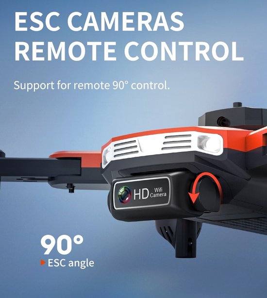 LSky X Dodge - 22km/h - Obstakel Ontwijker - Kids Drone - Micro SD - 2x Camera Drone WiFi - Beginner Quadcopter