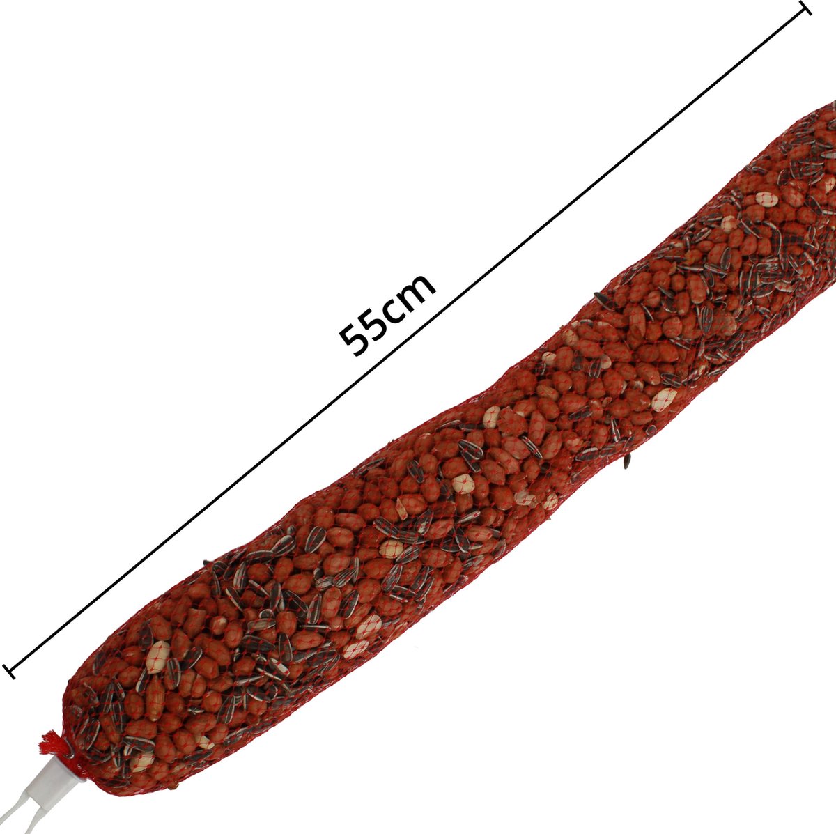 Mixslinger voor Tuinvogels – 12 × 1 kg – Pindaslinger 55 cm – Natuurlijke Vogelvoer Mix