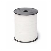 Premium Wit Paperlook lint - Cadeaulint - Verpakkingslint - Breedte: 10 mm - Rollengte: 250 meter - Gemakkelijk te Verwerken - Te Splitten - Dikke Kwaliteit - Levendige Kleuren - Unieke Papierachtige Structuur