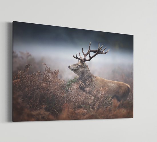 Hert | Schobbejak Animal Collection | Canvas | Wanddecoratie | Kunst | Schilderij | 70x50 CM